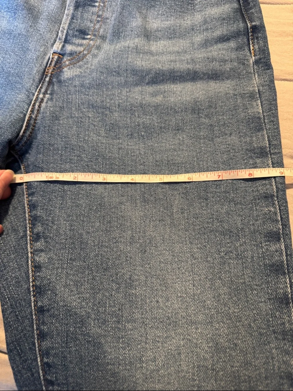 Levi's Medium Blue Straight-Leg Denim Jeans - Picture 7 of 10